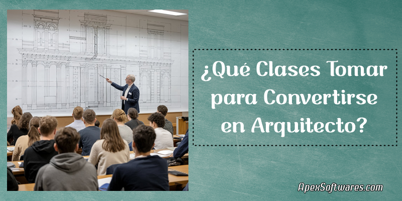 ¿Qué clases tomar para convertirse en arquitecto?