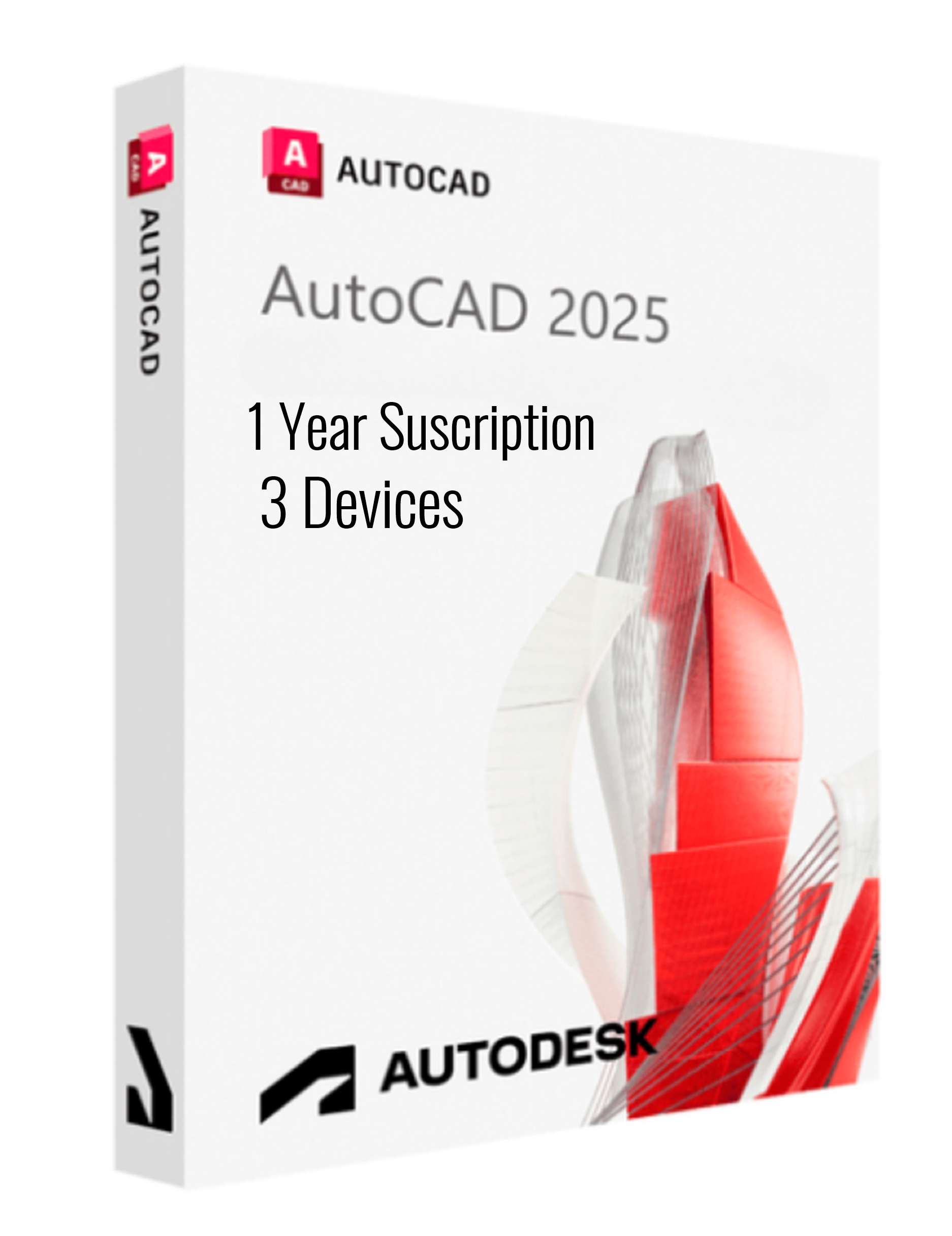 autocad 1 años de suscripcion con descuento - 1year suscription