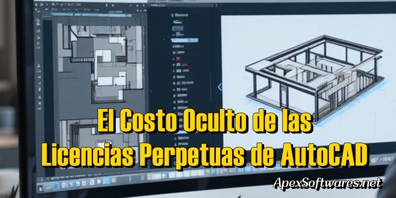 El Costo Oculto de las Licencias Perpetuas de AutoCAD: ¿Estás Perdiendo Dinero a Largo Plazo?