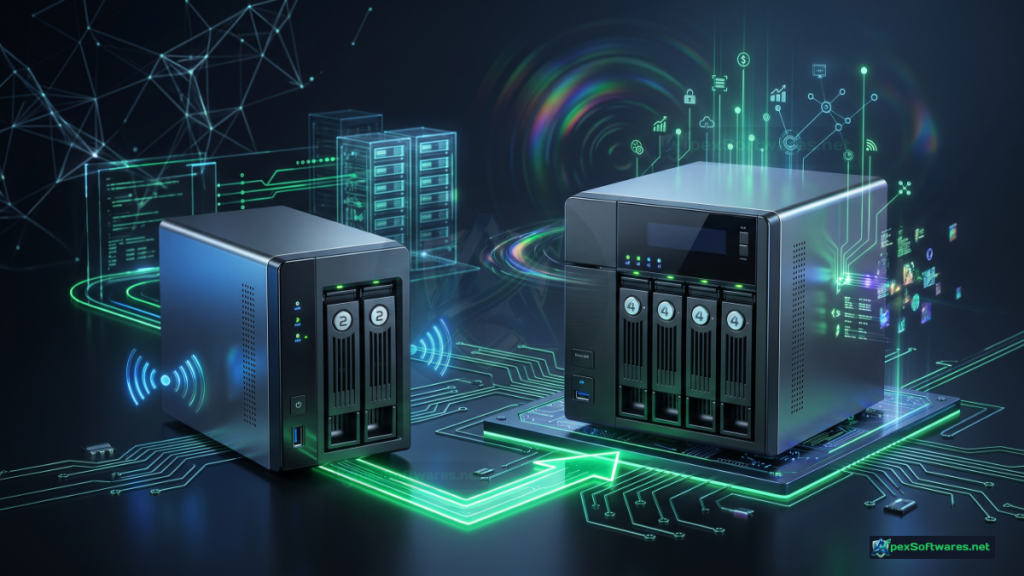 NAS de 2 bahías vs 4 bahías: cuál elegir para proteger tus datos y crecer sin quedar limitado